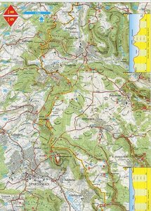 Topographische Sonderkarte Baden-Württemberg Schwäbische Alb, Nordrandweg, 3 Bl.. Tl.1