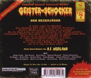 Geister-Schocker - Der Hexenjäger, 1 Audio-CD