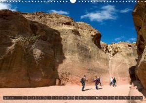 Jordanien Felsenstadt Petra (Wandkalender 2015 DIN A3 quer)