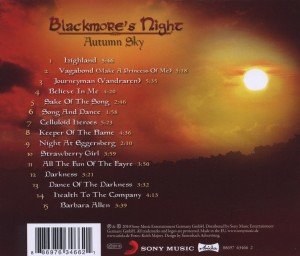 Blackmore\'S Night: Autumn Sky