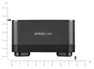 GEOVIS tragbarer Bluetooth-Lautsprecher (USB), schwarz/grau