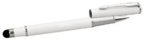 Touch:Pen (Kugelschreiber mit integriertem Stylus / Eingabestift) für Apple iPad in weiß