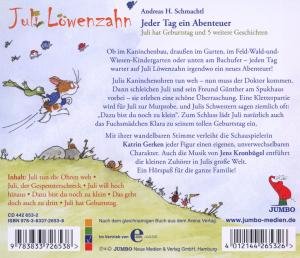 Schmachtl, A: Juli Löwenzahn. Abenteuer/Geburtstag/CD