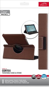 CORTEX Twistable Tasche & Ständer - für Galaxy Tab 2 10.1, braun