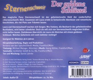 Sternenschweif (Folge14) - Der goldene Schlüssel (Audio-CD). Folge.14, 1 Audio-CD