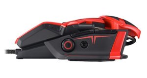 Mad Catz R.A.T.TE (Tournament Edition) Gaming Maus, red