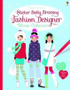 Sticker Dolly Dressing Fashion Designer Winter Collection