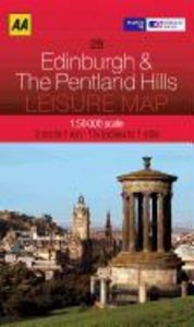 AA Leisure Map Edinburgh & The Pentland Hills