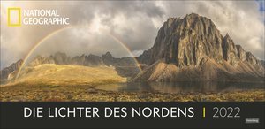 Die Lichter des Nordens Panorama National Geographic Kalender 2022