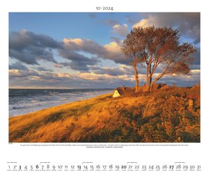 Nordisches Licht 2024 - Bild-Kalender - Poster-Kalender - 60x50