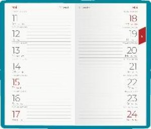 Taschenplaner türkis 2023 - Bürokalender 9,5x16 cm - 64 Seiten - 1 Woche auf 1 Seite - separates Adressheft - faltbar - Notizheft - 540-1003