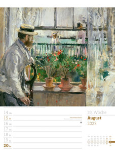 Kunstwelt - Wochenplaner Kalender 2023
