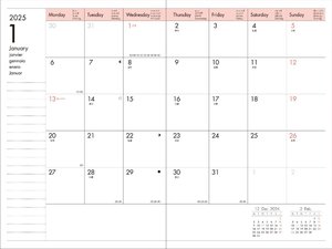 MARK'S 2024/2025 Taschenkalender B6 vertikal, Colors, Blue