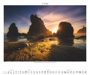 Outdoor 2024 - Foto-Kalender - Poster-Kalender - 60x50 - Natur