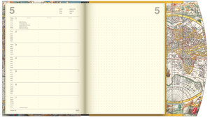 Antique Maps 2023 - Diary - Buchkalender - Taschenkalender - 16x22