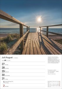 Sylt Wochenplaner 2026 - Eine Reise in 53 Bildern