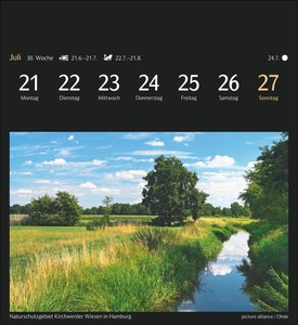 Deutschlands Natur Postkartenkalender 2025