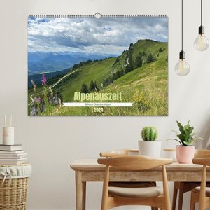 Alpenauszeit - Schöne Orte der Alpen (Wandkalender 2024 DIN A2 quer), CALVENDO Monatskalender