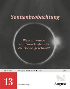 Einstein für Quanten-Dilettanten Tagesabreißkalender 2026