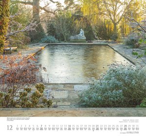 Englische Gärten 2025 – DUMONT Garten-Kalender – mit allen wichtigen Feiertagen – Format 38,0 x 35,5 cm