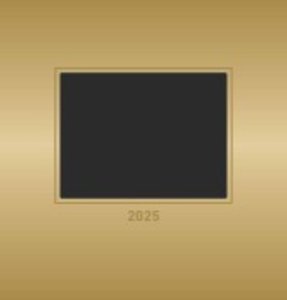 Foto-Bastelkalender Gold 2025 - Do it yourself calendar 21x22 cm - datiert - Kreativkalender - Foto-Kalender - Alpha Edition