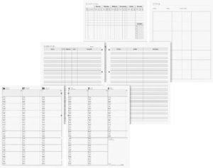Termin-/Unterrichtsplaner 2023/2024, Wochen-Ersatzkalendarium, Überformat A4: 23 x 29,7 cm