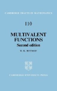 Multivalent Functions