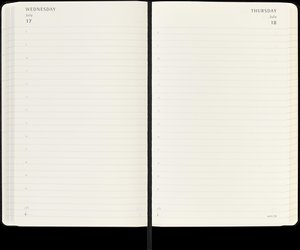 Moleskine 18 Monate Tagesnotizkalender 2024/2025, L/A5