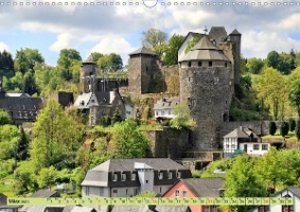 Monschau - Ein sehenswertes Städchen in der Rureifel (Wandkalender 2021 DIN A3 quer)
