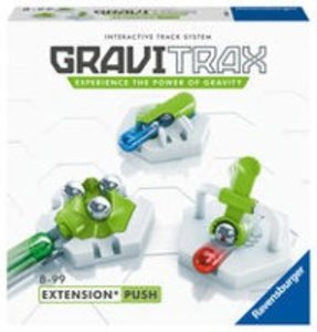 Ravensburger GraviTrax Erweiterung Push - Ideales Zubehör für spektakuläre Kugelbahnen, Konstruktionsspielzeug für Kinder ab 8 Jahren