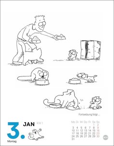 Simons Katze Tagesabreißkalender 2022