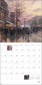 Land of Light Broschurkalender 2023. Kunstvoller Wandkalender mit idyllischen Gemälden. Einzigartiger Kunst-Kalender mit Bildern von Thomas Kinkade. 29,5x30 cm. Quadratisch