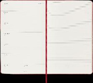 Moleskine 12 Monate Wochen Notizkalender 2024, Large/A5, Scharlachrot