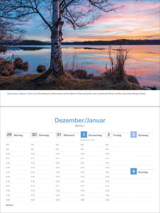 Tage am Wasser in Deutschland - KUNTH Tischkalender 2025