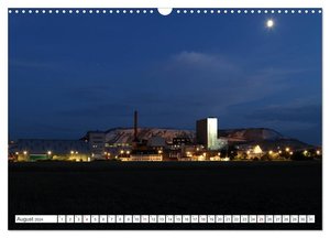 Lehrte - Lichter in der Nacht (Wandkalender 2024 DIN A3 quer), CALVENDO Monatskalender