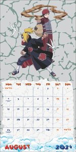 Naruto Broschurkalender 2024. Terminkalender mit Platz für Notizen und tollen Bildern aus der beliebten Anime-Serie. Fabelhafte Geschenkidee für alle Manga-Fans. 30,5 x 30,5 cm