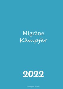Kalender 2022 - Migräne Muräne - blau - Migräne Kämpfer