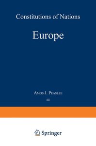 Volume III — Europe