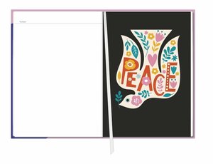 Peace Kalenderbuch A5 2024. Friedens-Kunst im Taschenformat: Mit diesem Terminkalender für unterwegs behalten Sie immer den Überblick! Praktischer Planer mit Illustrationen
