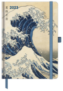 Hokusai 2023 - Buchkalender - Taschenkalender - Kunstkalender - 16x22