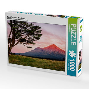 CALVENDO Puzzle Mount Taranaki - Nordinsel 1000 Teile Puzzle quer