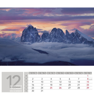Dolomiten Postkartenkalender 2024