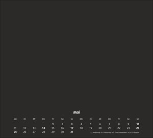 times&more Bastelkalender schwarz 2026