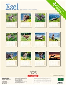 Esel Kalender 2026