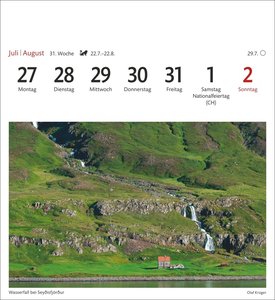 Island Sehnsuchtskalender 2026