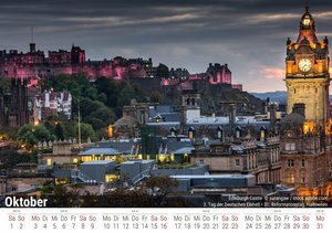 Edinburgh 2022 - Timokrates Kalender, Tischkalender, Bildkalender - DIN A5 (21 x 15 cm)