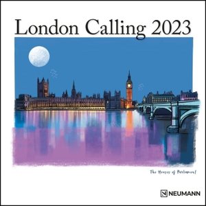 London Calling 2023 - Wand-Kalender - Broschüren-Kalender - 30x30 - 30x60 geöffnet