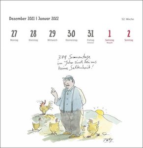 Peter Gaymann: Urlaubsreif Premium-Postkartenkalender 2022