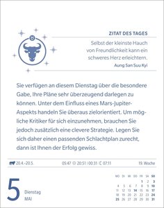 Stier Sternzeichenkalender 2026