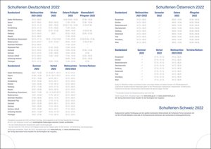 Tages-Cheftimer A5, schwarz Kalender 2022